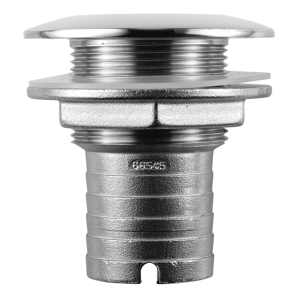Attwood Stainless Steel Thru-Hull Short Straight Barbed - 1-1/2" Inner Diameter [66545-3] - BuoyMart.com  Thru-Hull Fittings Attwood Marine