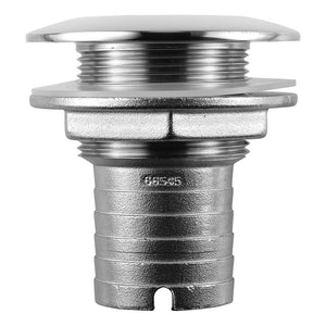 Attwood Stainless Steel Thru-Hull Short Straight Barbed - 1-1/2" Inner Diameter [66545-3] - BuoyMart.com  Thru-Hull Fittings Attwood Marine