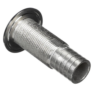 Attwood Stainless Steel Thru-Hull Standard Straight Barbed - 1-1/8" Inner Diameter [66549-3] - BuoyMart.com  Thru-Hull Fittings Attwood Marine