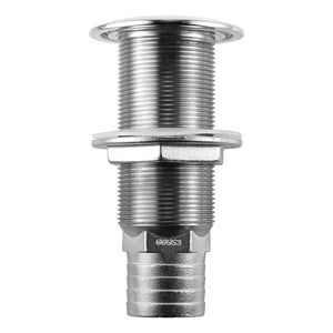 Attwood Stainless Steel Scupper Valve Barbed - 1-1/2" Hose Size [66553-3] - BuoyMart.com  Thru-Hull Fittings Attwood Marine