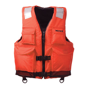 Kent Elite Dual-Sized Commercial Vest - S/M - Orange [150200-200-030-23] Kent Sporting Goods