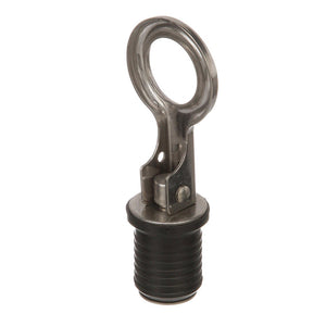 Attwood Snap-Handle Stainless Steel Drain Plug - 1" Diameter [7520A3] - BuoyMart.com  Fittings Attwood Marine