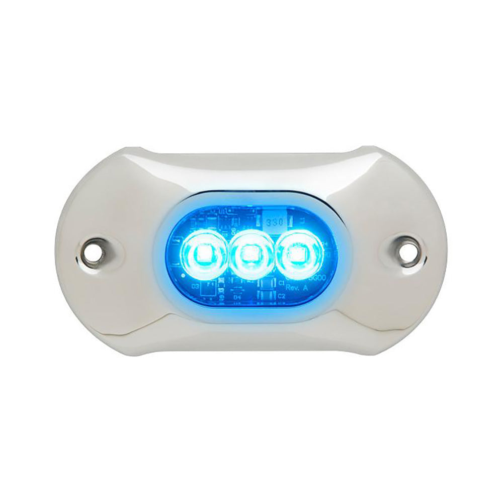 Attwood LightArmor HPX Underwater Light - 3 LED  Blue [66UW03B-7] - BuoyMart.com  Underwater Lighting Attwood Marine
