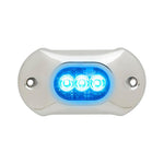 Attwood LightArmor HPX Underwater Light - 3 LED  Blue [66UW03B-7] - BuoyMart.com  Underwater Lighting Attwood Marine