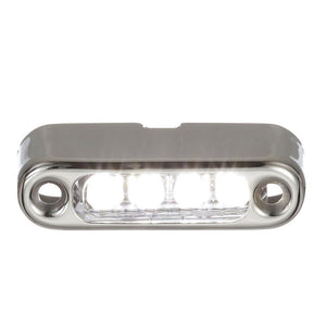 Attwood White LED Micro Light w/Stainless Steel Bezel  Vertical Mount [6350W7] - BuoyMart.com  Interior / Courtesy Light Attwood Marine
