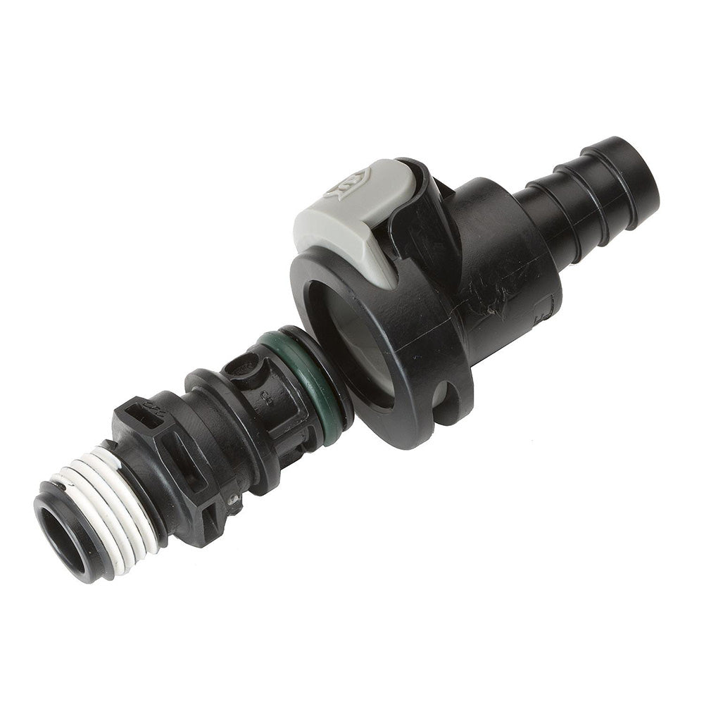 Attwood Universal Sprayless Connector - Male  Female [8838US6] - BuoyMart.com  Fuel Hose & Fittings Attwood Marine