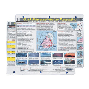 Davis Quick Reference Weather Forecasting Card [131] - BuoyMart.com  Accessories Davis Instruments
