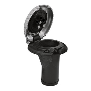 Attwood Deck Fill f/Carbon Canister System - Straight Body  Scalloped Chrome Cap [99DFCCSZ1S] - BuoyMart.com  Deck Fills Attwood Marine