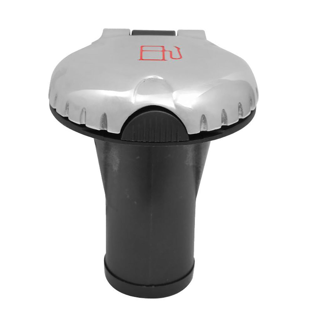 Attwood Deck Fill f/Carbon Canister System - Straight Body  Scalloped Stainless Steel Cap [99DFCCSS1S] - BuoyMart.com  Deck Fills Attwood Marine