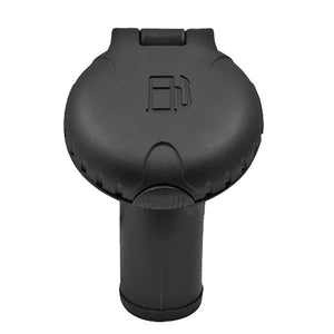 Attwood Deck Fill f/Carbon Canister System - Angled Body  Scalloped Black Plastic Cap [99DFCCAB1S] - BuoyMart.com  Deck Fills Attwood Marine