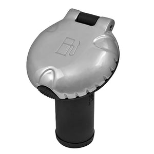 Attwood Deck Fill f/Carbon Canister System - Angled Body  Scalloped Chrome Cap [99DFCCAZ1S] - BuoyMart.com  Deck Fills Attwood Marine