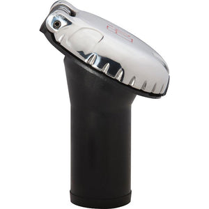 Attwood Deck Fill f/Carbon Canister System - Angled Body  Scalloped Stainless Steel Cap [99DFCCAS1S] - BuoyMart.com  Deck Fills Attwood Marine