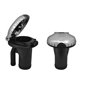 Attwood Deck Fill f/Pressure Relief Systems - Straight Body  Scalloped Stainless Steel Cap [99DFPVSS1S] - BuoyMart.com  Deck Fills Attwood Marine