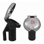Attwood Deck Fill f/Pressure Relief Systems - Angled Body  Scalloped Stainless Steel Cap [99DFPVAS1S] - BuoyMart.com  Deck Fills Attwood Marine