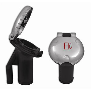 Attwood Deck Fill f/Pressure Relief Systems - Angled Body  Scalloped Stainless Steel Cap [99DFPVAS1S] - BuoyMart.com  Deck Fills Attwood Marine