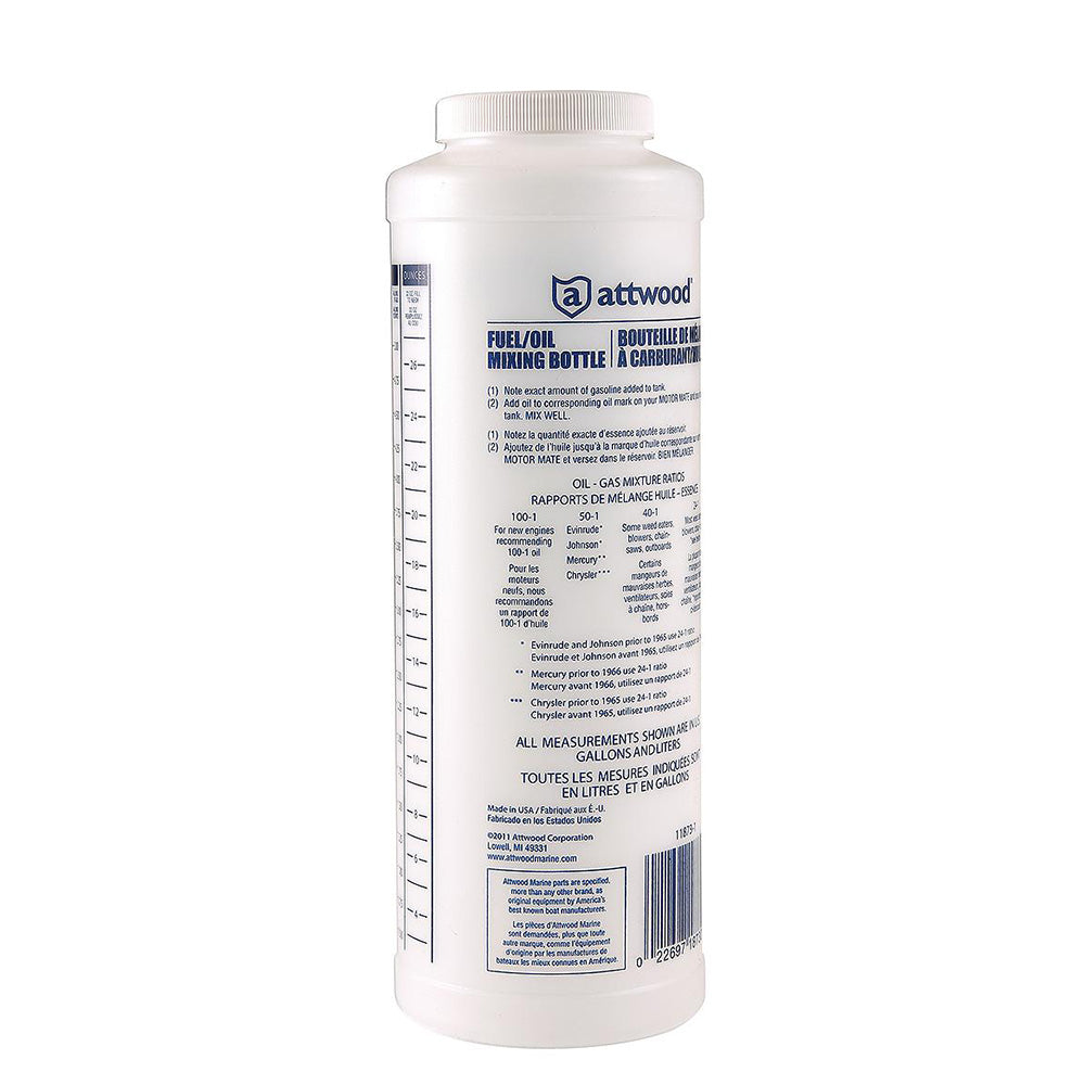 Attwood Fuel/Oil Mixing Bottle [11873-1] - BuoyMart.com  Fuel Systems Attwood Marine