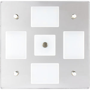 Sea-Dog Square LED Mirror Light w/On/Off Dimmer - White  Blue [401840-3] - BuoyMart.com  Interior / Courtesy Light Sea-Dog