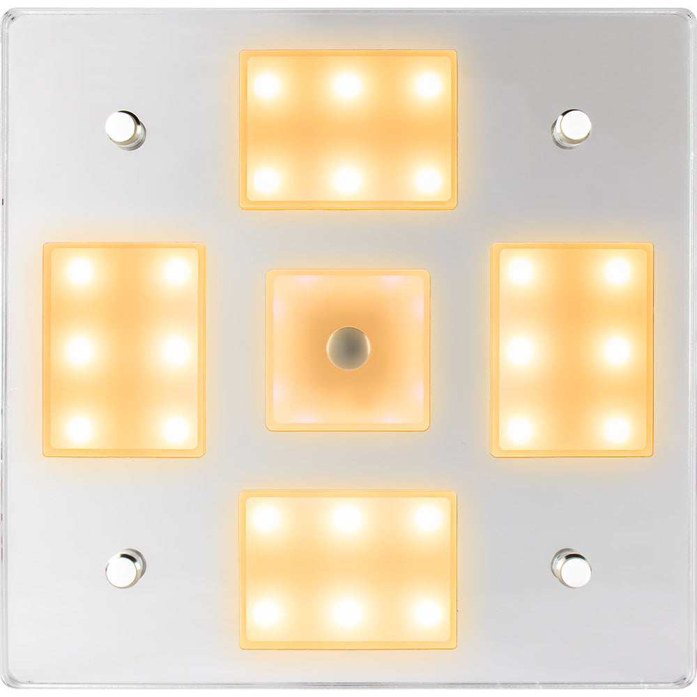 Sea-Dog Square LED Mirror Light w/On/Off Dimmer - White  Blue [401840-3] - BuoyMart.com  Interior / Courtesy Light Sea-Dog