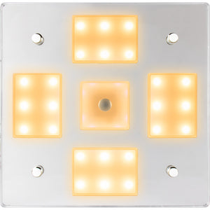 Sea-Dog Square LED Mirror Light w/On/Off Dimmer - White  Blue [401840-3] - BuoyMart.com  Interior / Courtesy Light Sea-Dog