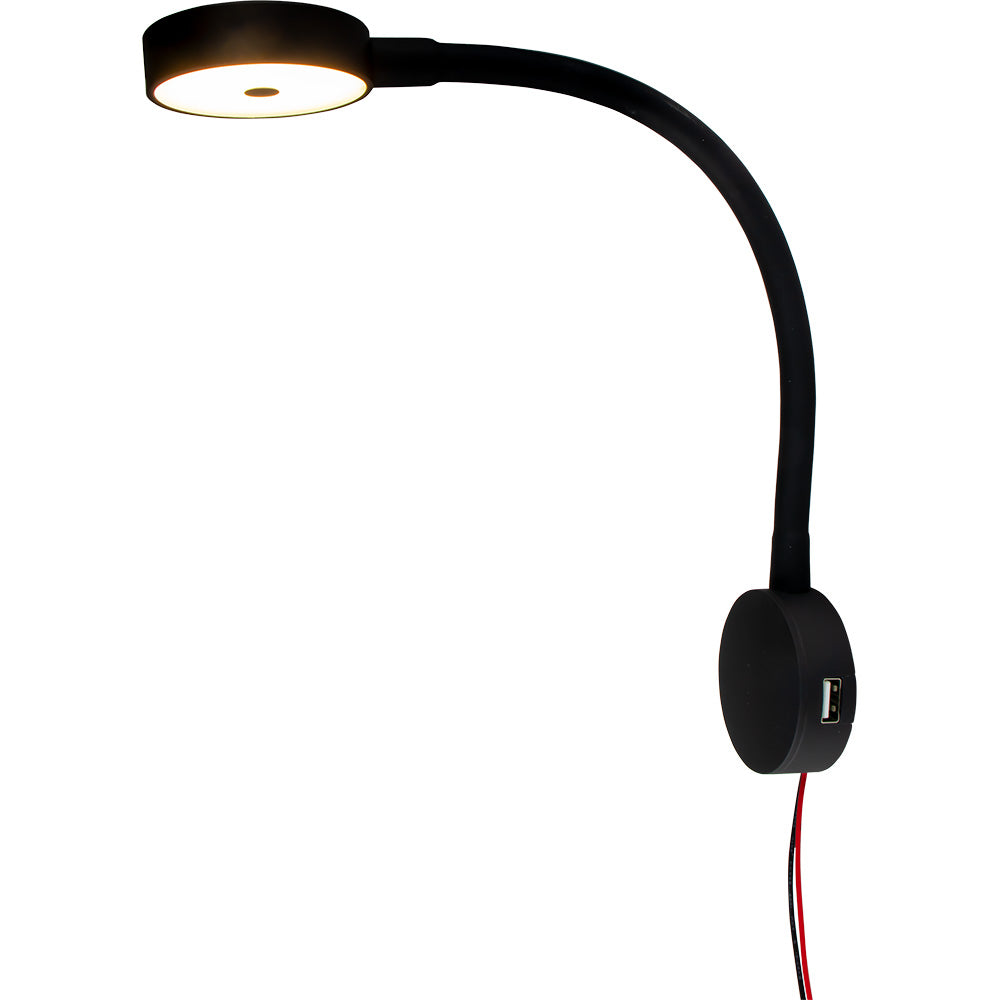 Sea-Dog LED Flex Neck Day/Night Light w/USB Socket - Red  White Light [404939-3] - BuoyMart.com  Interior / Courtesy Light Sea-Dog
