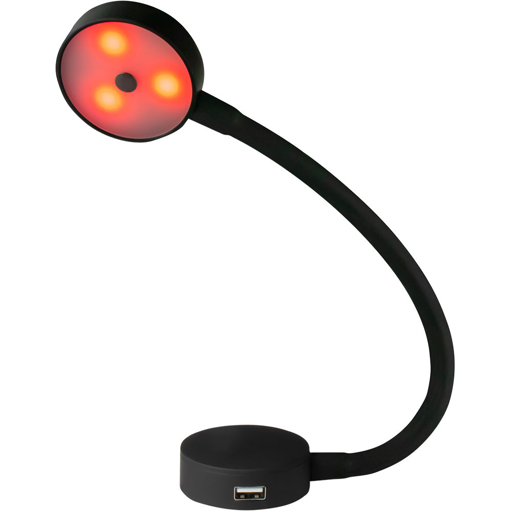 Sea-Dog LED Flex Neck Day/Night Light w/USB Socket - Red  White Light [404939-3] - BuoyMart.com  Interior / Courtesy Light Sea-Dog
