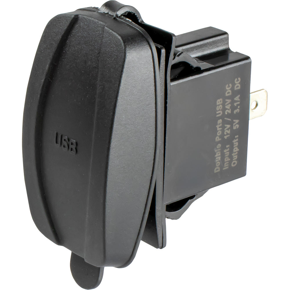 Sea-Dog USB  USB-C Rocker Switch Style Power Socket [426521-1] - BuoyMart.com  Accessories Sea-Dog