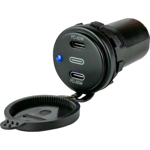 Sea-Dog Dual USB-C Power Socket [426522-1] - BuoyMart.com  Accessories Sea-Dog