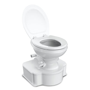 Dometic White M65 Marine Gravity Toilet - Elongated Seat Size w/Foot Pedal [312500001] - BuoyMart.com  Portable Toilets Dometic