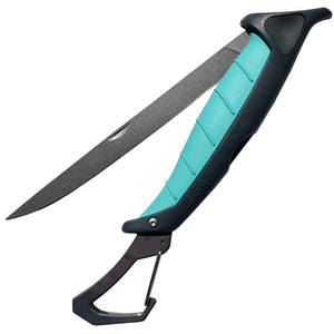 Toadfish Stowaway Folding Fillet Knife w/Built-In Carabiner - 7" [1029] - BuoyMart.com  Deck / Galley Toadfish