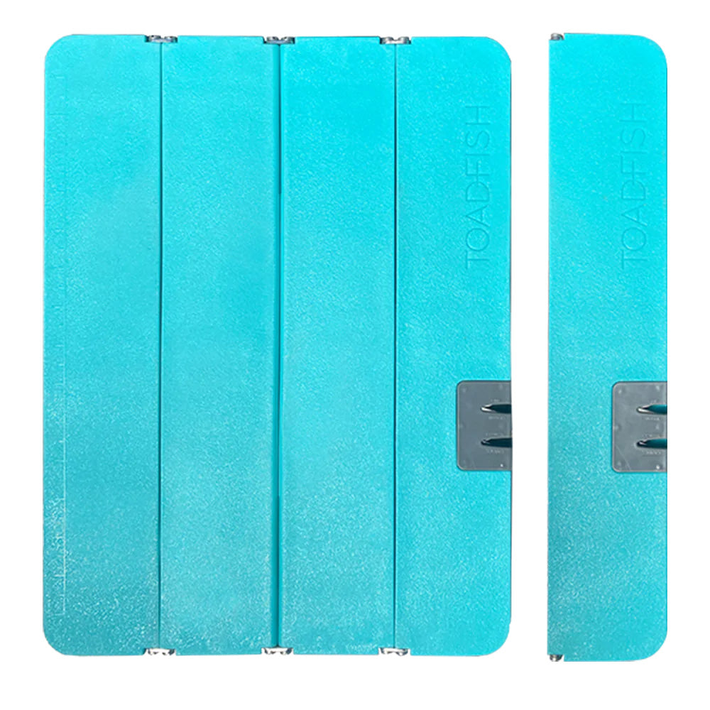 Toadfish Stowaway Folding Cutting Board w/Built-In Knife Sharpener - Teal [1054] - BuoyMart.com  Deck / Galley Toadfish