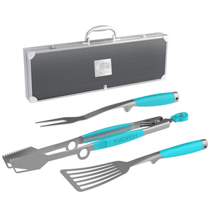 Toadfish Ultimate Grill Set + Case - Tongs, Spatula  Fork [1092] - BuoyMart.com  Deck / Galley Toadfish