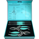 Toadfish Crab/Lobster Tool Set - 2 Shell Cutters  4 Seafood Forks [1022] - BuoyMart.com  Deck / Galley Toadfish