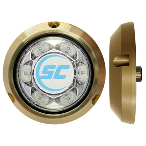 Shadow-Caster SC3 Series Great White Bronze Surface Mount Underwater Light [SC3-GW-BZSM] - BuoyMart.com  Underwater Lighting Shadow-Caster LED Lighting