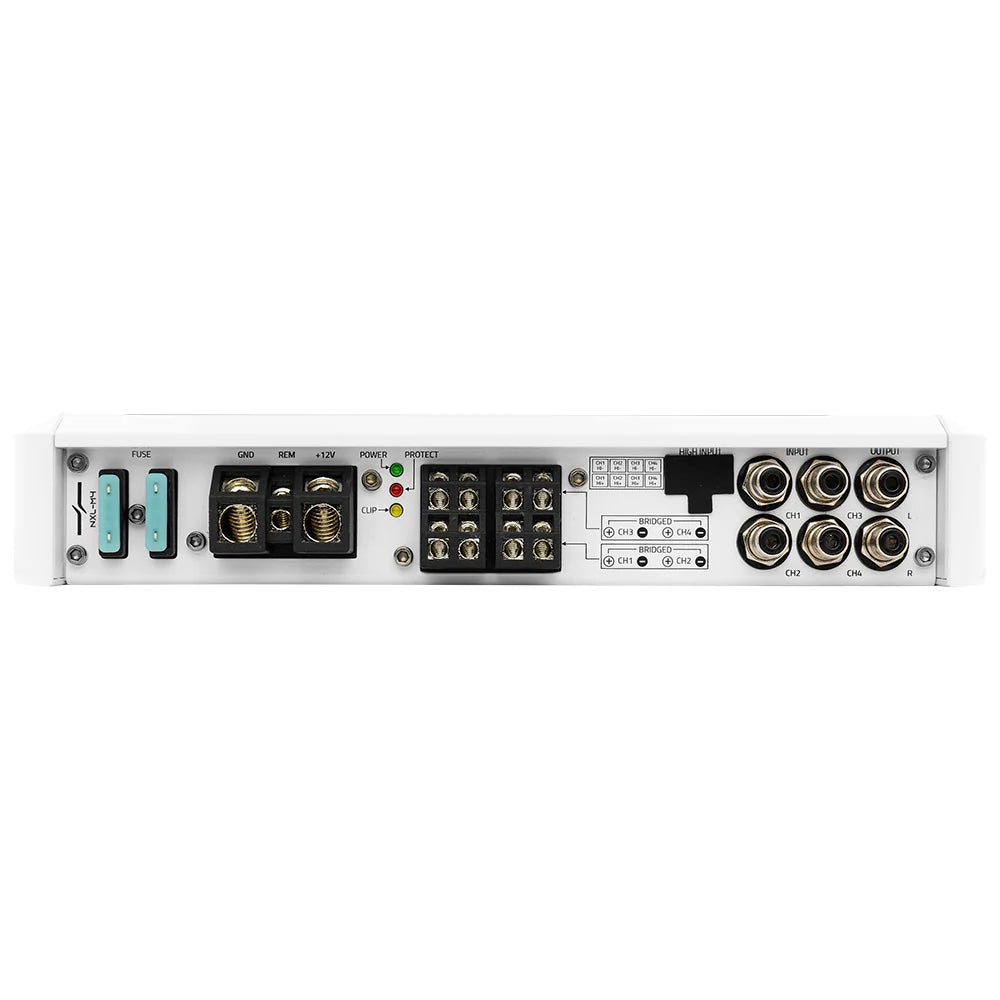 DS18 NXL-M4 Full Range 4 Channel IPX5 Marine Grade Amplifier - 150 x 4W @ 4-Ohm [NXL-M4] DS18