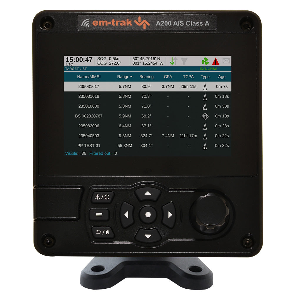 em-trak A200 Class A AIS Transceiver [425-0012] - BuoyMart.com  AIS Systems em-trak