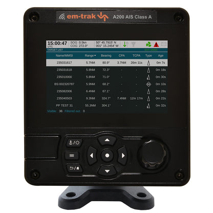 em-trak A200 Class A AIS Transceiver [425-0012] - BuoyMart.com  AIS Systems em-trak