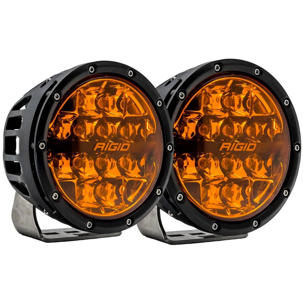 RIGID Industries 360 Series 6" Spot w/Amber Pro Lens - Pair [36210] - BuoyMart.com  Light Bars RIGID Industries