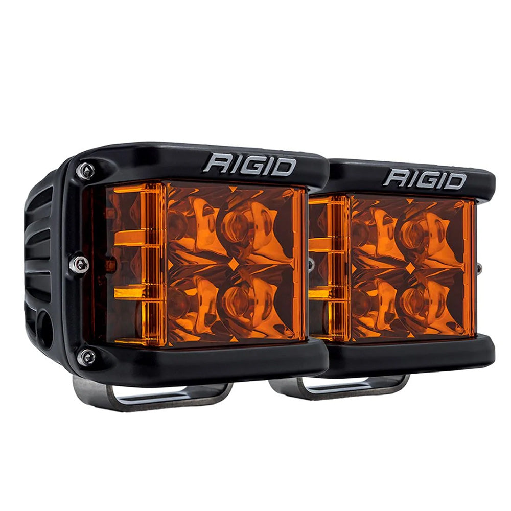 RIGID Industries D-SS Spot w/Amber Pro Lens - Pair [262214] - BuoyMart.com  Pods & Cubes RIGID Industries