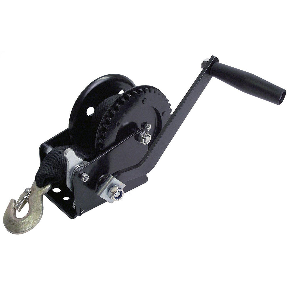 Attwood 1200 lb Single Drive Winch - 2" x 20 Nylon Strap [11149-4] - BuoyMart.com  Trailer Winches Attwood Marine