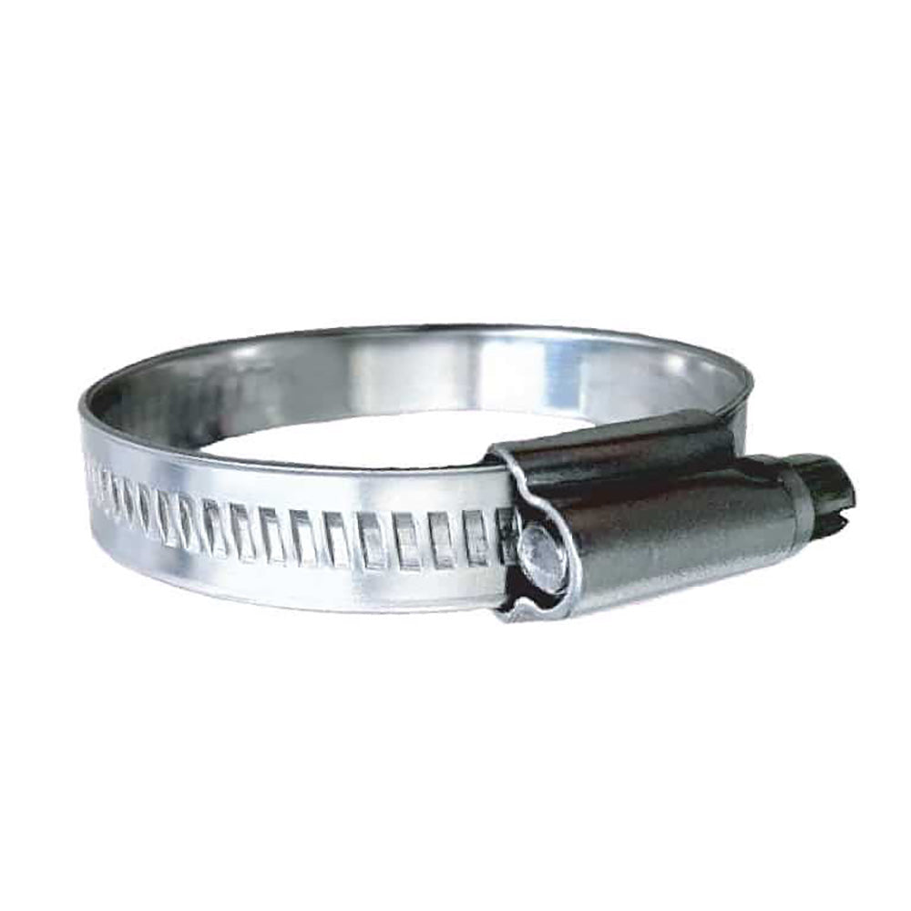 Trident Marine 316 SS Non-Perforated Worm Gear Hose Clamp - 15/32" Band - (1-1/4"  1-3/4") Clamping Range - 10-Pack - SAE Size 20 [710-1141] - BuoyMart.com  Accessories Trident Marine