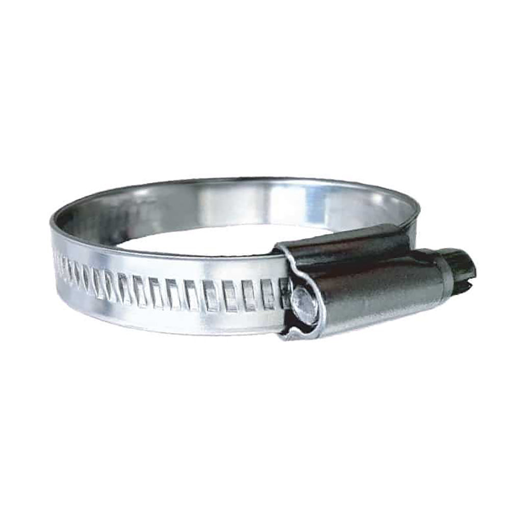 Trident Marine 316 SS Non-Perforated Worm Gear Hose Clamp - 15/32" Band - (2" - 2-9/16") Clamping Range - 10-Pack - SAE Size 32 [710-2001] - BuoyMart.com  Accessories Trident Marine