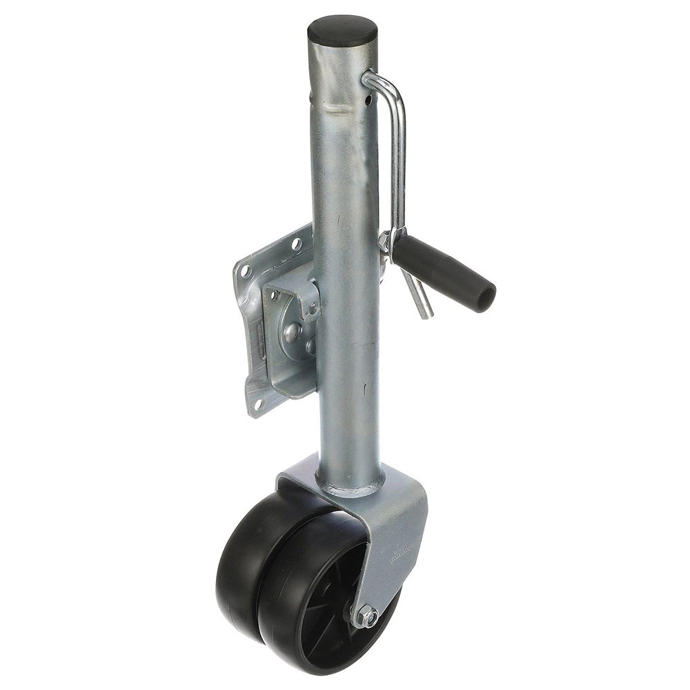 Attwood Fold-Up Trailer Jack - 1500 lb Capacity - Dual Wheel [11126-4] - BuoyMart.com  Jacks & Dollies Attwood Marine