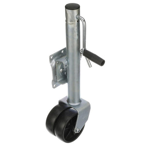 Attwood Fold-Up Trailer Jack - 1500 lb Capacity - Dual Wheel [11126-4] - BuoyMart.com  Jacks & Dollies Attwood Marine