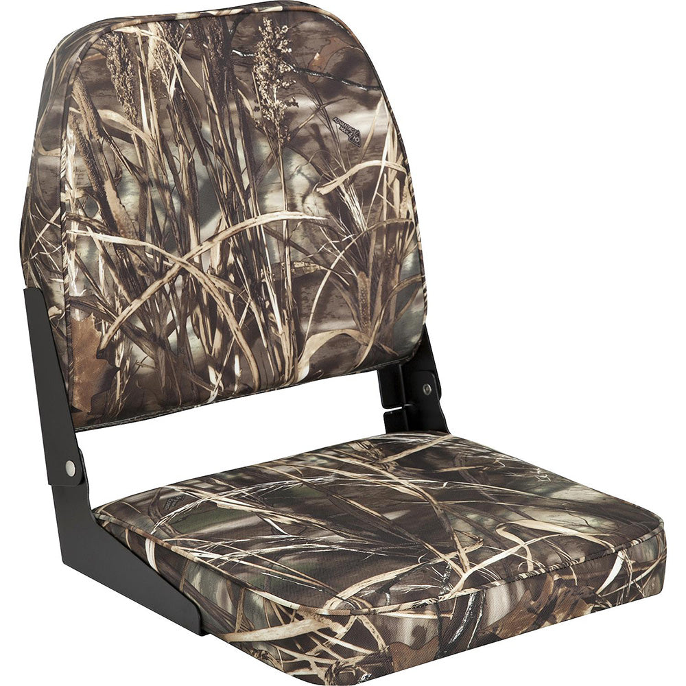 Attwood Swivl-Eze Low Back Padded Flip Seat - Camo [98395CAMO] - BuoyMart.com  Seating Attwood Marine