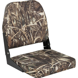 Attwood Swivl-Eze Low Back Padded Flip Seat - Camo [98395CAMO] - BuoyMart.com  Seating Attwood Marine