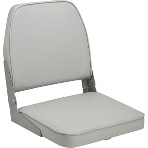 Attwood Swivl-Eze Low Back Padded Flip Seat - Grey [98395GY] - BuoyMart.com  Seating Attwood Marine