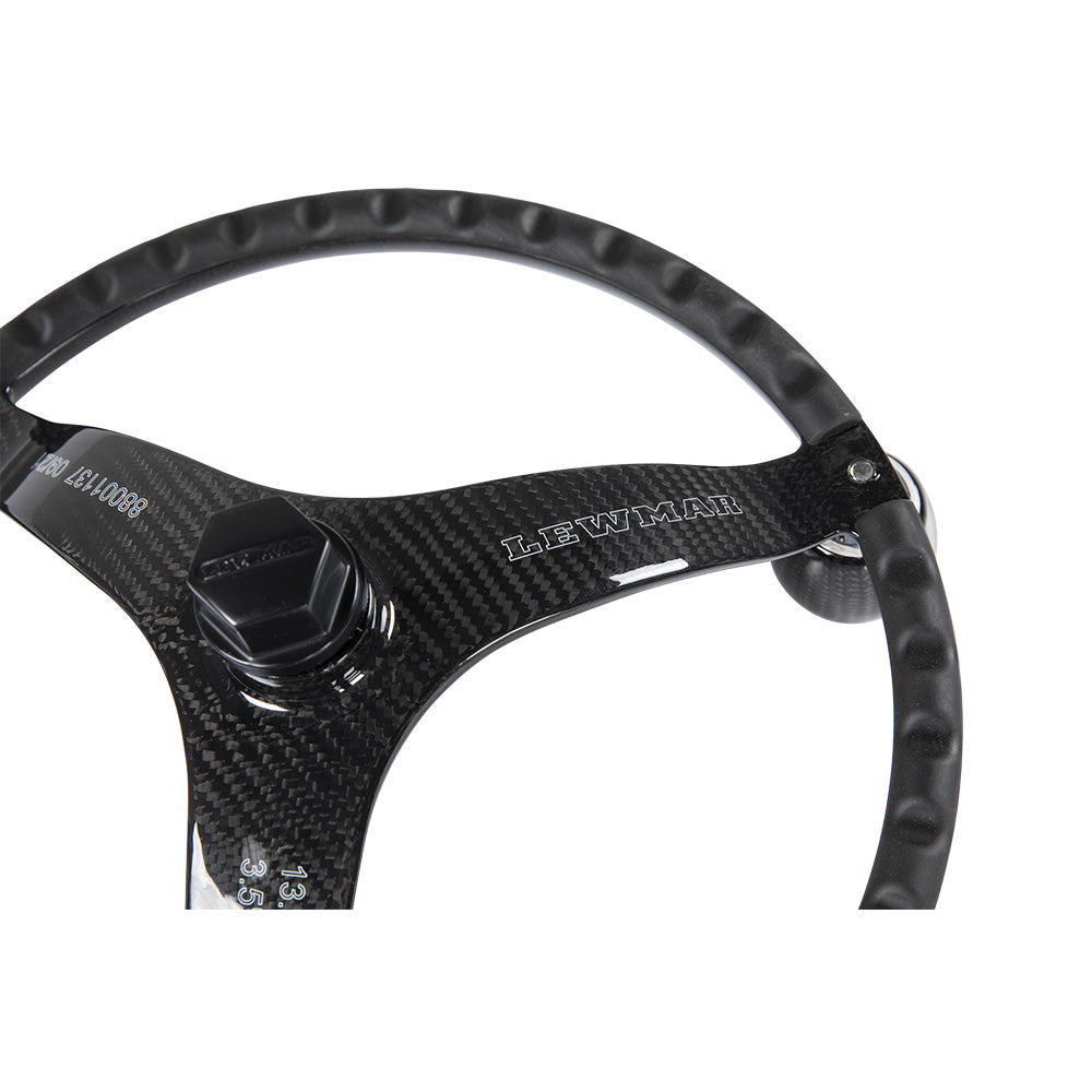 Lewmar Power Grip Carbon Fiber Wheel [89700924] - BuoyMart.com  Steering Wheels Lewmar