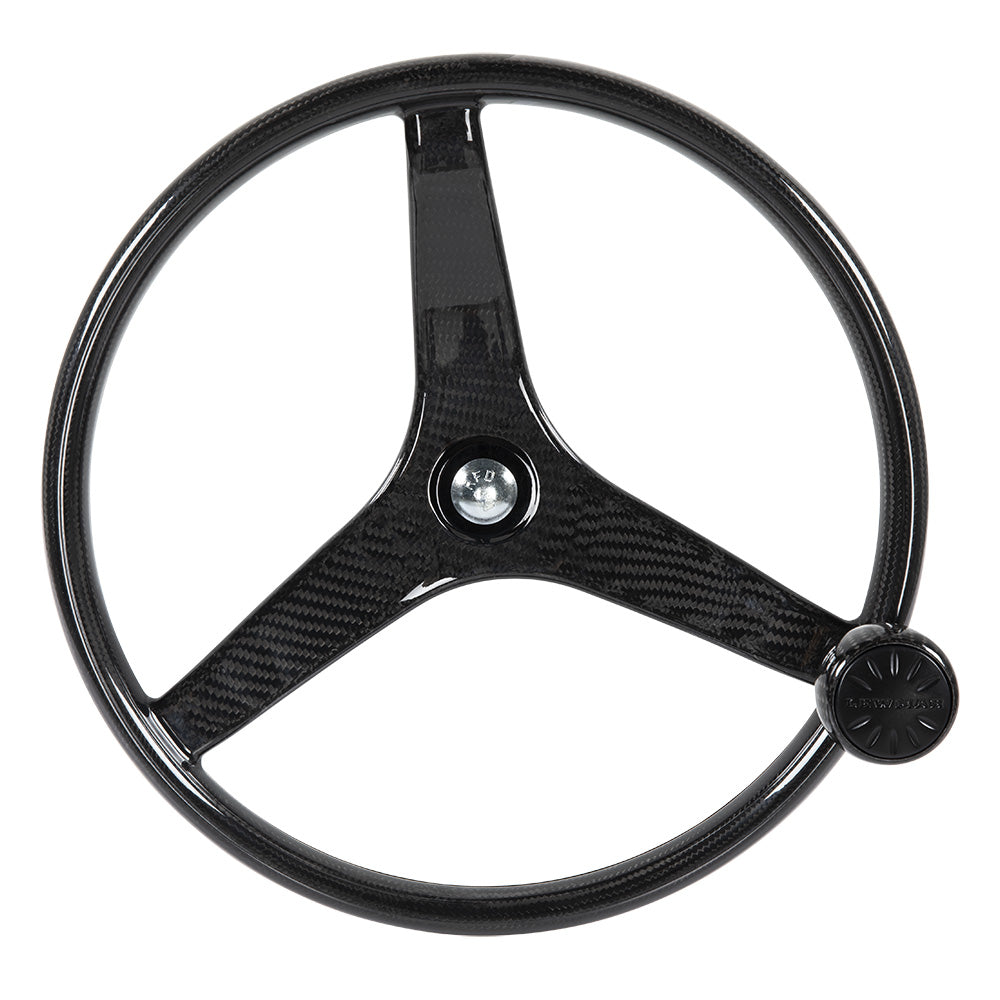 Lewmar Power Grip Carbon Fiber Wheel [89700924] - BuoyMart.com  Steering Wheels Lewmar