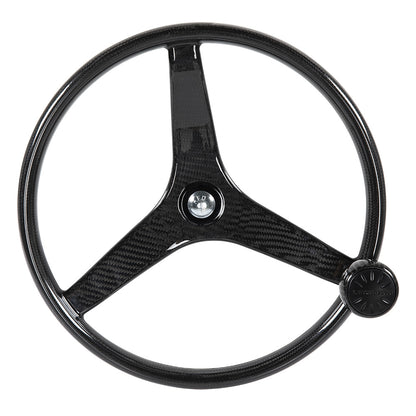 Lewmar Power Grip Carbon Fiber Wheel [89700924] - BuoyMart.com  Steering Wheels Lewmar