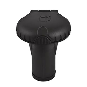 Attwood Deck Fills f/Pressure Relief Systems - Straight Body - Scalloped Black Plastic Cap [99DFPVSB1S] - BuoyMart.com  Deck Fills Attwood Marine